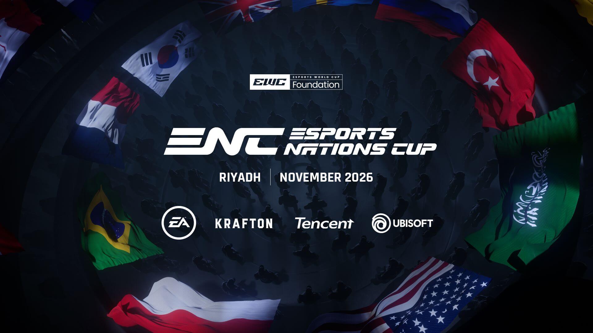 Esports World Cup Foundation announces the Esports Nations Cup, a global nation-based tournament debuting in Riyadh in 2026.